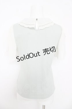 画像2: axes femme / フラワーカラーカットプルオーバー M ミント Y-26-03-11-010-AX-TO-SZ-ZY