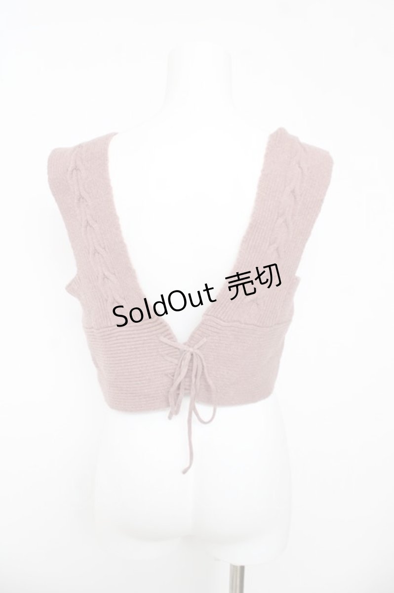 画像2: axes femme / キャミワンピ付レースチュニ  ピンク Y-26-03-11-015-AX-OP-SZ-ZT654 (2)