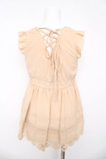 画像2: LIZ LISA / バックレースアップチュニック 0 ベージュ Y-26-03-11-016-LO-TO-SZ-ZY (2)