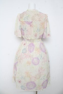 画像2: axes femme / 花火柄ワンピース F 生成り Y-26-03-11-018-AX-OP-SZ-ZY