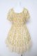 画像2: axes femme / フリル切替シャリーングワンピース M イエロー Y-26-03-11-019-AX-OP-SZ-ZY (2)