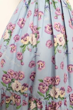 画像3: Emily Temple cute / Pansy ribbonキャミワンピース  サックス Y-26-03-11-025-ET-OP-SZ-ZY