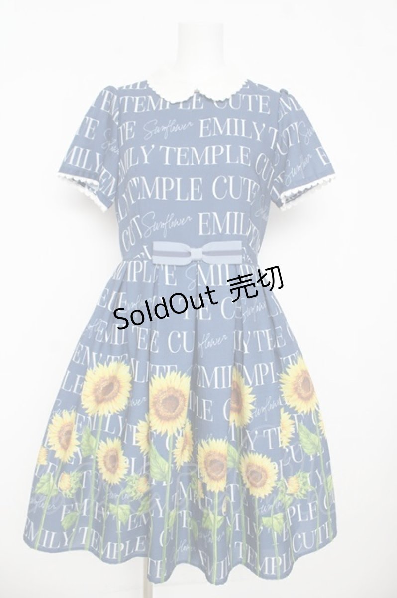 画像1: Emily Temple cute / Sunflower　ワンピース  ブルー Y-26-03-11-026-ET-OP-SZ-ZY (1)