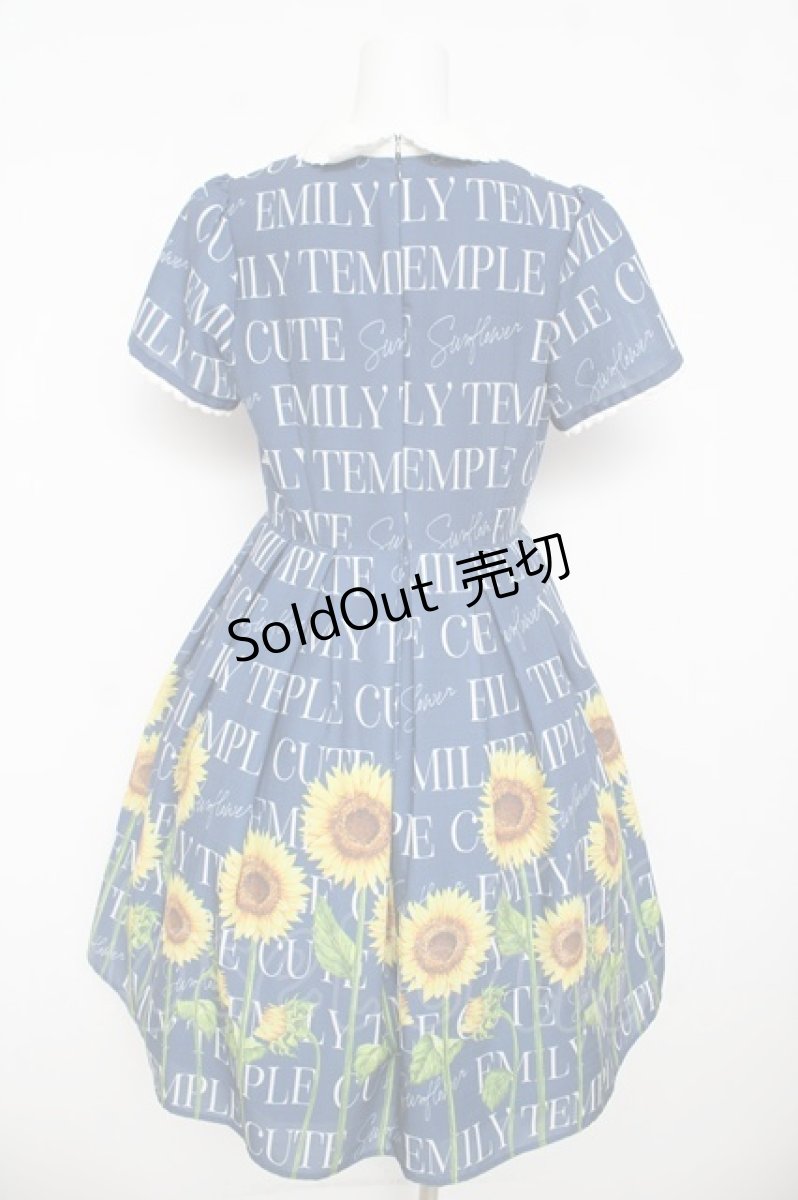 画像2: Emily Temple cute / Sunflower　ワンピース  ブルー Y-26-03-11-026-ET-OP-SZ-ZY (2)