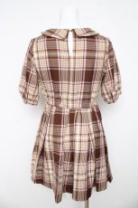 画像2: LIZ LISA / チェック柄ワンピース 0 ブラウン Y-26-03-11-029-LO-OP-SZ-ZS (2)