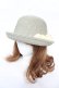 画像1: axes femme / ボーラーストローハット  グリーン Y-26-03-11-003-AX-AC-SZ-ZY (1)