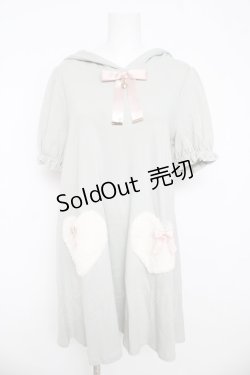 画像1: Amavel / ねこ耳パーカーワンピース F グリーン Y-26-03-11-035-CA-OP-SZ-ZY