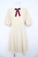画像1: Amavel / 衿配色ストライプワンピース F アイボリー Y-26-03-11-036-CA-OP-SZ-ZY (1)