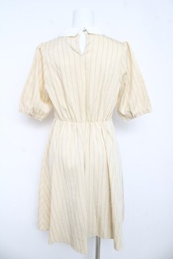 画像2: Amavel / 衿配色ストライプワンピース F アイボリー Y-26-03-11-036-CA-OP-SZ-ZY