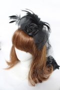 Atelier Beatrice / コヴェールミニハット  黒 Y-26-03-12-043-GO-AC-SZ-ZY