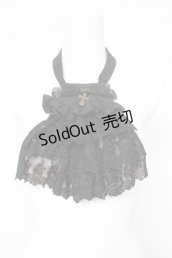 画像1: ATELIER PIERROT / Royal Lace Jabot  黒 Y-26-03-12-044-EL-ZA-SZ-ZY