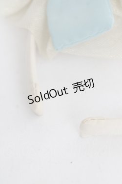 画像4: metamorphose / Fantasy parade円形チュールフリルカチューシャ  サックス Y-26-03-12-051-ME-AC-SZ-ZS