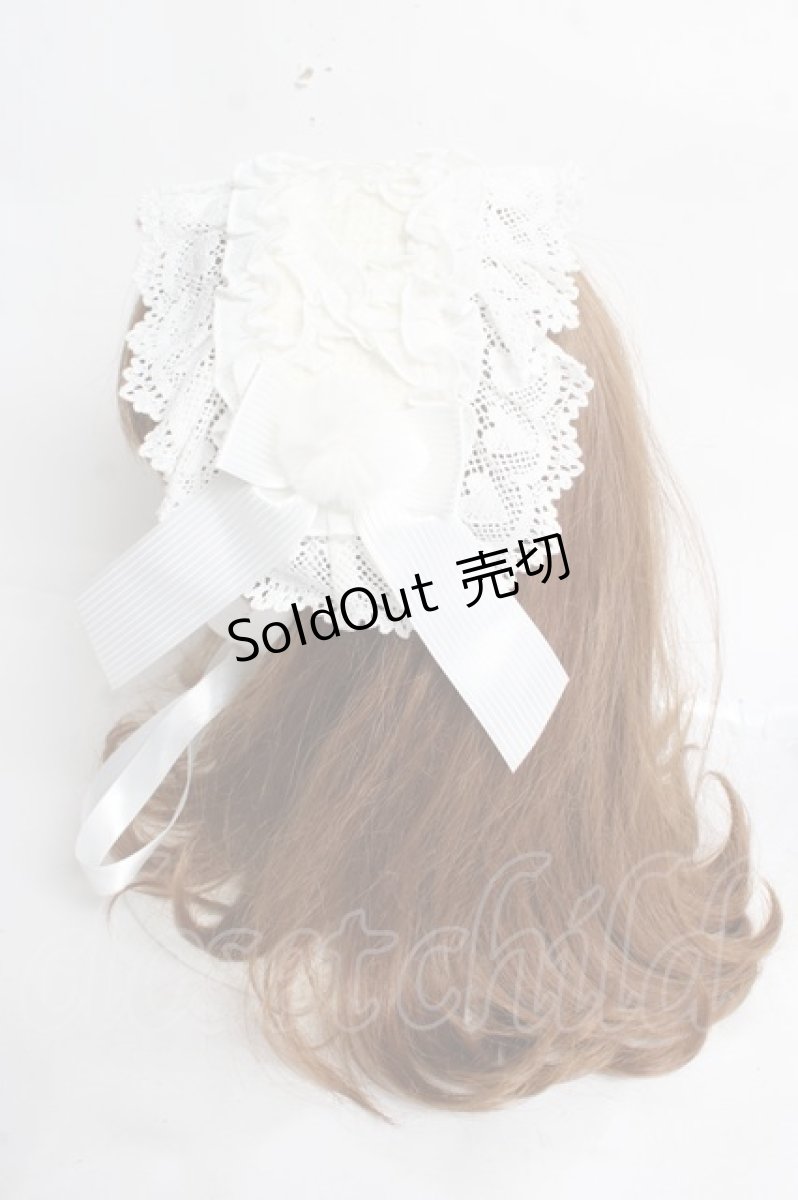 画像2: Angelic Pretty / Snow Doll ジャンパースカートセット(ヘッドドレスのみ)  シロ Y-26-03-12-055-AP-AC-SZ-ZS (2)