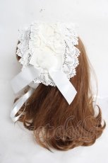 画像2: Angelic Pretty / Snow Doll ジャンパースカートセット(ヘッドドレスのみ)  シロ Y-26-03-12-055-AP-AC-SZ-ZS (2)