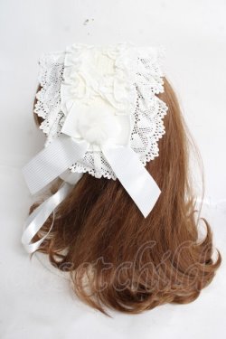画像2: Angelic Pretty / Snow Doll ジャンパースカートセット(ヘッドドレスのみ)  シロ Y-26-03-12-055-AP-AC-SZ-ZY