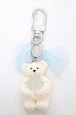 画像1: Q-pot. / ポーラーベアのホワイトチョコレートクッキーバッグチャーム  ホワイト Y-26-03-12-012-QP-AC-SZ-ZI
