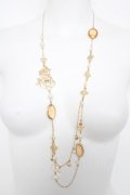 axes femme / 透かしバラ×ビジューネックレス  ゴールド Y-26-03-12-002-AX-AC-SZ-ZY