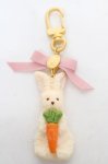 画像1: Q-pot. / ミルクなうさぎクッキーキーチャーム  ミルク Y-26-03-12-016-QP-AC-SZ-ZI (1)