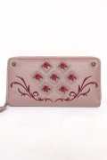 axes femme / バラパッチワーク長財布  淡ピンク Y-26-03-12-022-AX-ZA-SZ-ZY