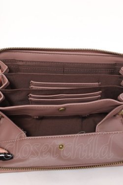 画像3: axes femme / バラパッチワーク長財布  淡ピンク Y-26-03-12-022-AX-ZA-SZ-ZS