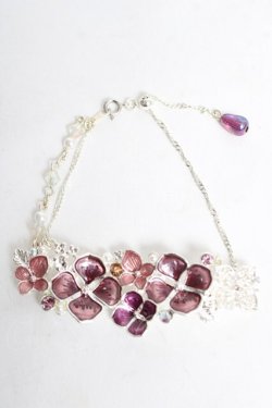 画像1: axes femme / 紫陽花モチーフブレスレット  シルバー Y-26-03-12-005-AX-AC-SZ-ZI