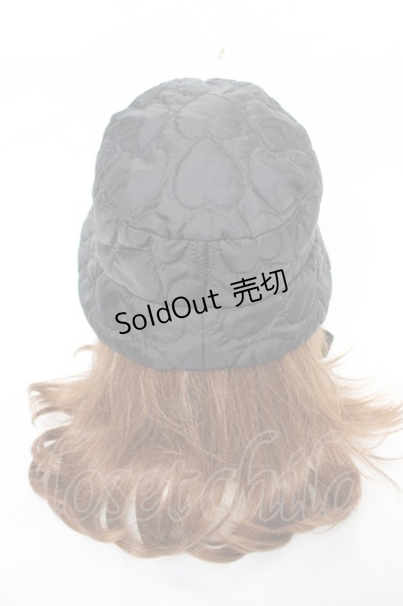画像3: MILK / ハートキルトHat  ブラック Y-26-03-12-036-ML-AC-SZ-ZS (3)