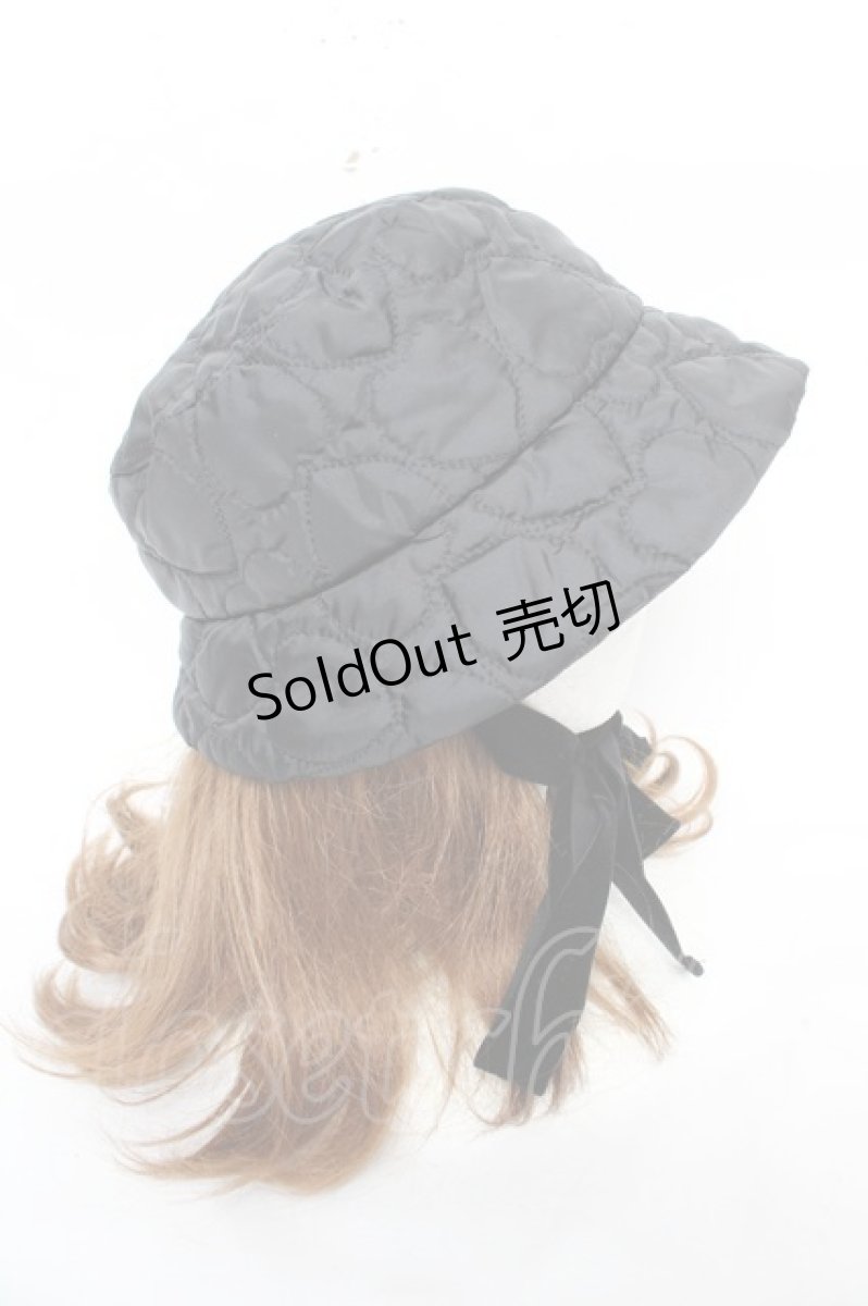 画像4: MILK / ハートキルトHat  ブラック Y-26-03-12-036-ML-AC-SZ-ZS (4)