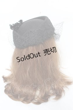 画像3: MorunxMuunaStoik / カクテルハット  黒 Y-26-03-12-037-EL-AC-SZ-ZY