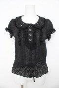 Angelic Pretty / フェアリーエアリーブラウス  黒 Y-26-03-13-001-AP-BL-SZ-ZY