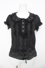 画像1: Angelic Pretty / フェアリーエアリーブラウス  黒 Y-26-03-13-001-AP-BL-SZ-ZY (1)