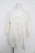 axes femme POETIQUE / レース襟ブラウス M オフ Y-26-03-13-005-AX-BL-SZ-ZY