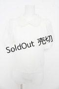 evelyn / 襟ボリュームニット  オフシロ Y-26-03-13-051-LO-TO-SZ-ZY