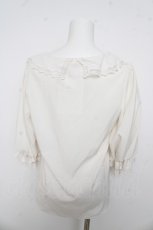 画像2: axes femme POETIQUE / レース襟ブラウス M オフ Y-26-03-13-005-AX-BL-SZ-ZS (2)