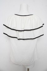 画像2: evelyn / ダブルケープカラーブラウス F 白 Y-26-03-13-053-LO-BL-SZ-ZS (2)