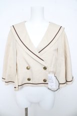 画像1: Kurumi Collaboration / TT*KRMセーラーケープ L 中薄橙 Y-26-03-13-061-LO-JA-SZ-ZY (1)