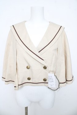 画像1: Kurumi Collaboration / TT*KRMセーラーケープ L 中薄橙 Y-26-03-13-061-LO-JA-SZ-ZY