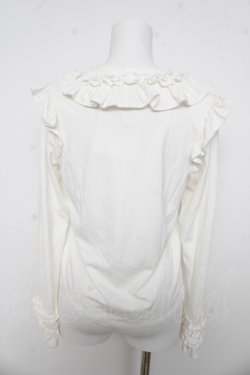 画像2: axes femme kawaii / フリルリボンカットプル M 白 Y-26-03-13-006-AX-TO-SZ-ZY