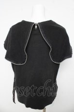 画像4: h.ANARCHY / 蜘蛛ptノースリーブパーカー  黒/赤 Y-26-03-13-062-HN-TO-SZ-ZY (4)