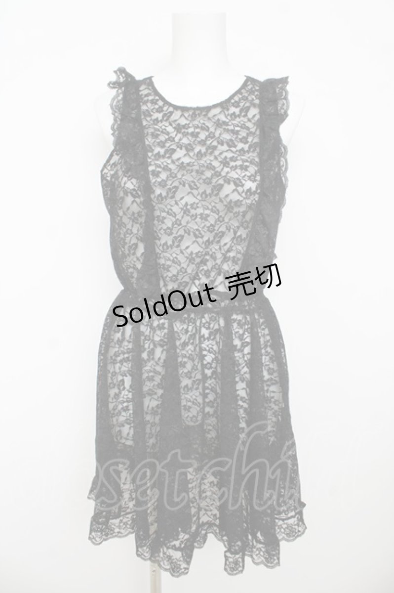 画像1: Katie / STRIP TEASE ワンピース 黒 Y-26-03-13-066-LO-OP-SZ-ZY (1)