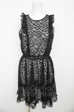 画像1: Katie / 総レースワンピース  黒 Y-26-03-13-066-LO-OP-SZ-ZY
