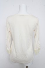 画像2: axes femme / ビジュー付きカットソー M 生成り Y-26-03-13-007-AX-TO-SZ-ZY (2)