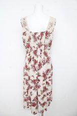 画像2: axes femme / クラシック花柄ジャンスカ M 生成り Y-26-03-13-071-AX-OP-SZ-ZY (2)