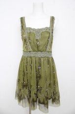 画像1: axes femme / 蝶柄ワンピース M グリーン Y-26-03-13-072-AX-OP-SZ-ZY (1)
