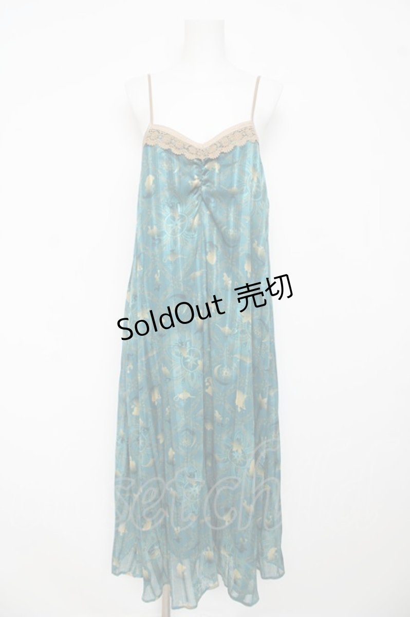 画像1: axes femme / アラジン/キャミワンピース M グリーン Y-26-03-13-073-AX-OP-SZ-ZY (1)