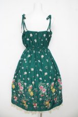 画像2: axes femme / ミックスフルーツ柄ワンピース M グリーン Y-26-03-13-077-AX-OP-SZ-ZY (2)