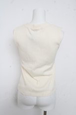 画像2: axes femme / ビジューデザインタンクトップ M 生成り Y-26-03-13-008-AX-TO-SZ-ZY (2)