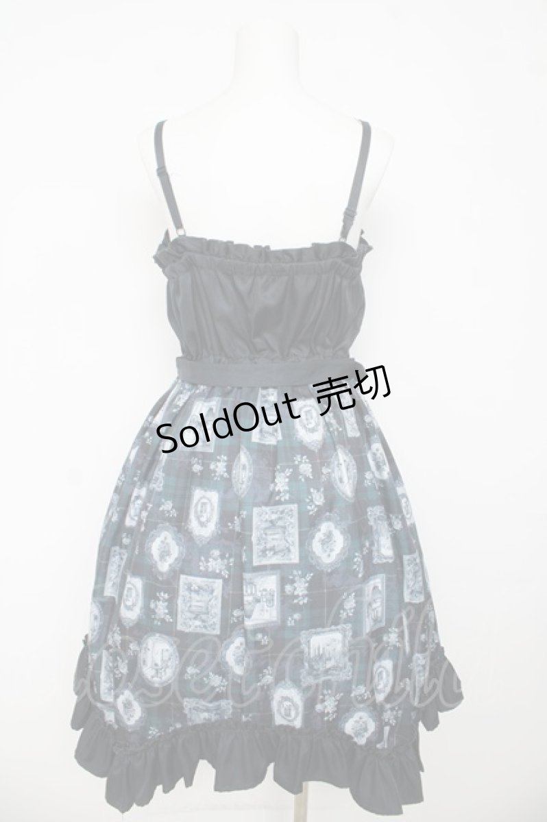 画像2: axes femme POETIQUE / ゴシックフレームワンピース M グリーン Y-26-03-13-078-AX-OP-SZ-ZY (2)