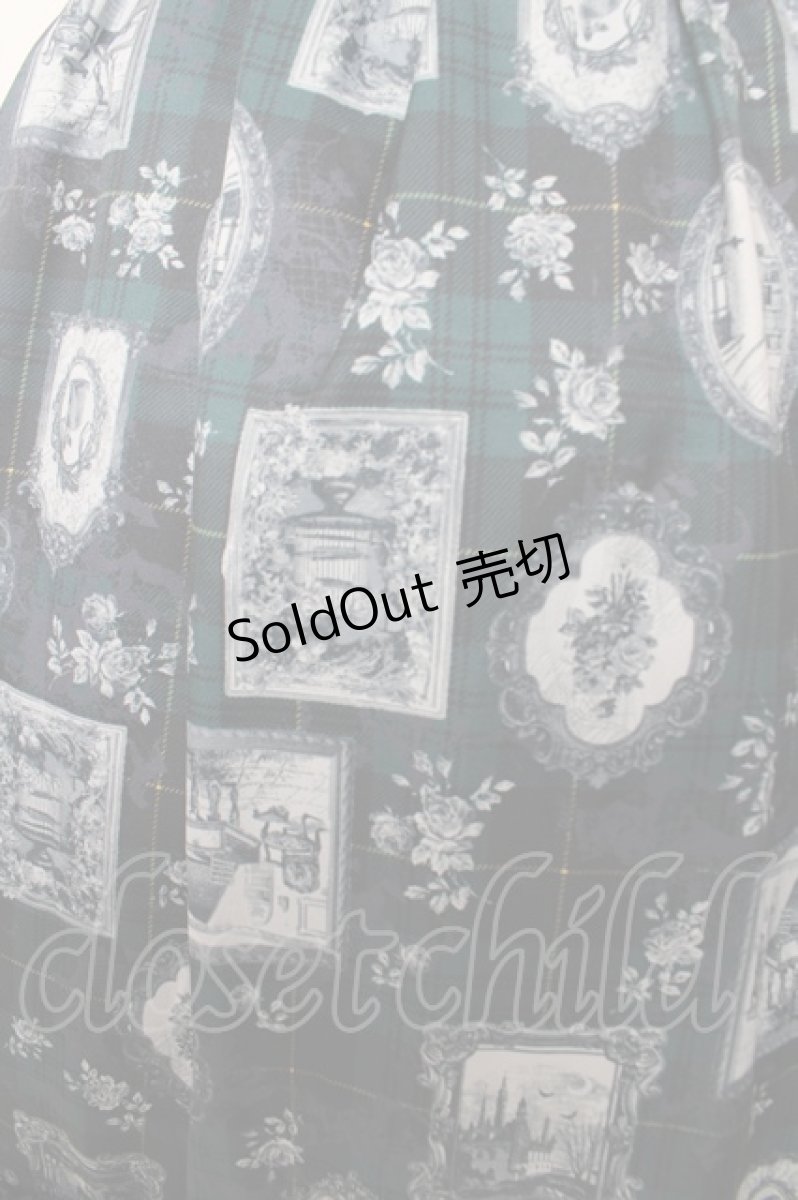 画像3: axes femme POETIQUE / ゴシックフレームワンピース M グリーン Y-26-03-13-078-AX-OP-SZ-ZY (3)