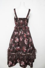 画像2: axes femme / ローズ・オン・フルールジャンスカ F ブラウン Y-26-03-13-079-AX-OP-SZ-ZI (2)