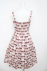 画像2: axes femme POETIQUE / ボンボンシュクレキャミワンピース M ワイン Y-26-03-13-082-AX-OP-SZ-ZY (2)